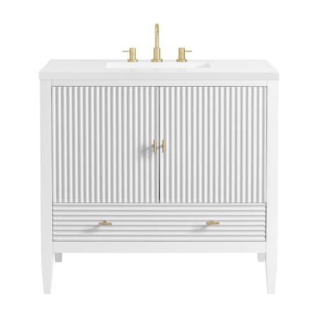 James Martin Vanities 36'' Vanity, Bright White 485-V36-BW